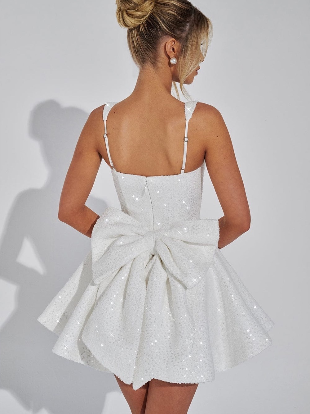 Babyboo Dorothy Mini Dress Ivory Size XS NWT NIB